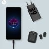 Ładowarka sieciowa Motorola TurboPower   68W USB-C z kablem USB-C do USB-C 1m czarny